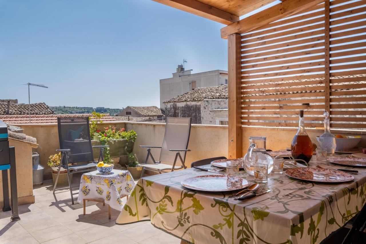 Si-Moutique Le Case Degli Avi Barocche, Con Terrazza Panoramica 莫迪卡 外观 照片